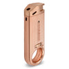 Slim Rose-Gold Metal Butane Lighter by Dissim