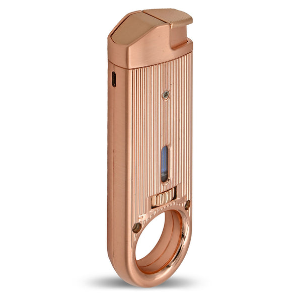 Gold (Rose) Slim Torch Metal Lighter by Dissim