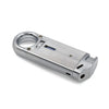 Silver Slim Metal Lighter side