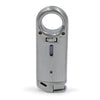 Front View Silver Slim Metal Lighter